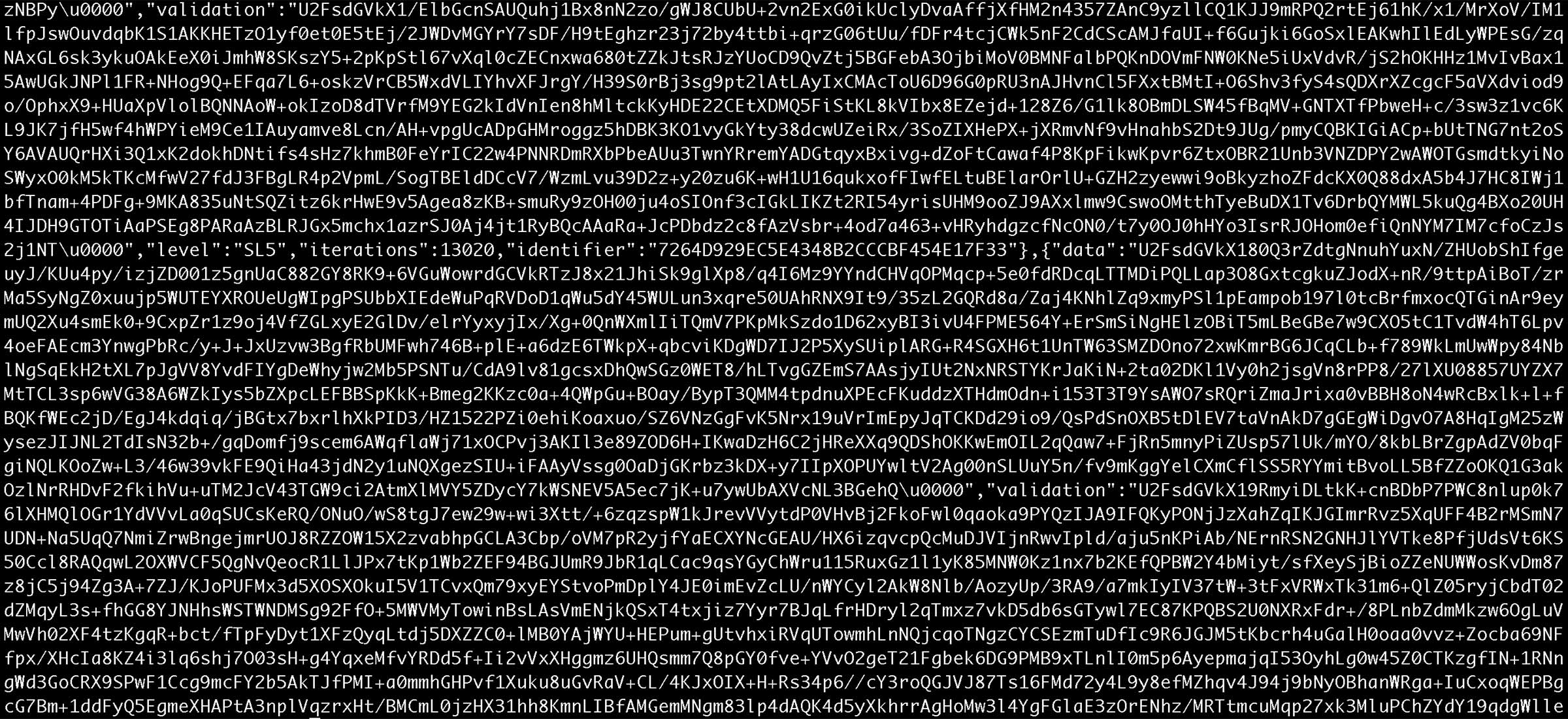 Encrypted Data
